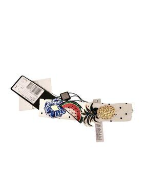 Dolce & Gabbana White Polka Dot Newborn Headband NWT